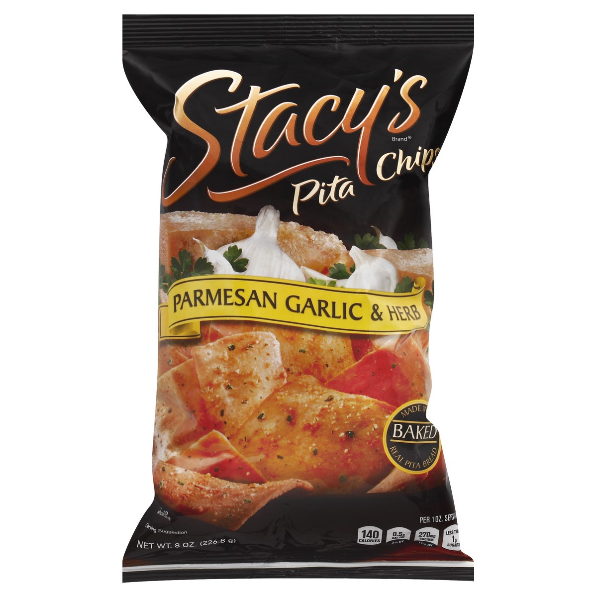 slide 5 of 5, Stacy's Pita Chips 8 oz, 7.33 oz