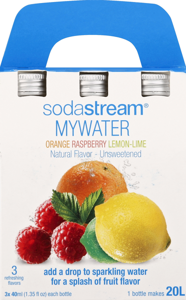 slide 1 of 1, SodaStream MyWater Flavor Essence Variety, 3 ct