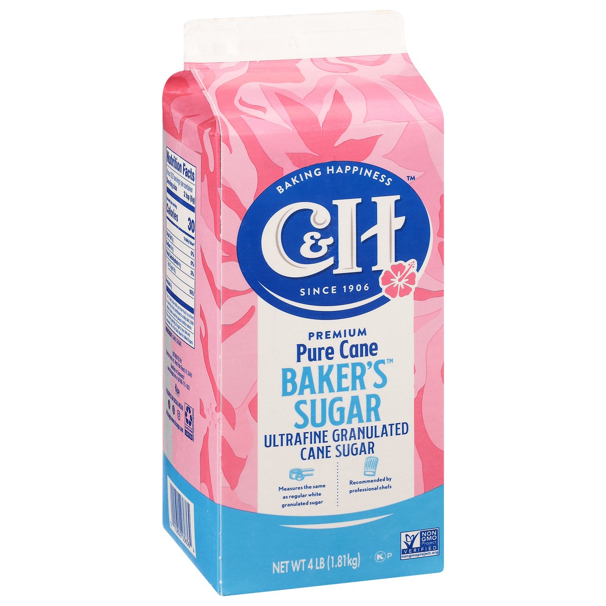 slide 4 of 14, C&H Baker's Pure Cane Sugar 4 lb, 4 lb