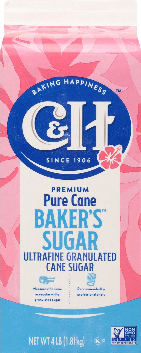 slide 9 of 14, C&H Baker's Pure Cane Sugar 4 lb, 4 lb