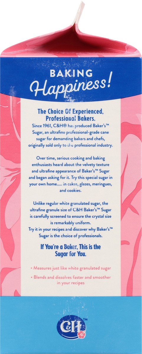 slide 10 of 14, C&H Baker's Pure Cane Sugar 4 lb, 4 lb