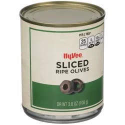 Hy-vee Sliced Ripe Olives - 3.8 oz