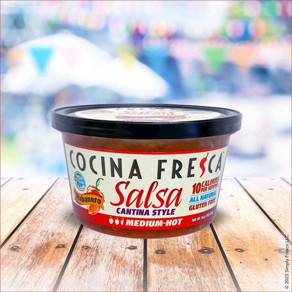 slide 4 of 4, Cocina Fresca Cantina Style Salsa - Medium Hot Habenero, 16 oz