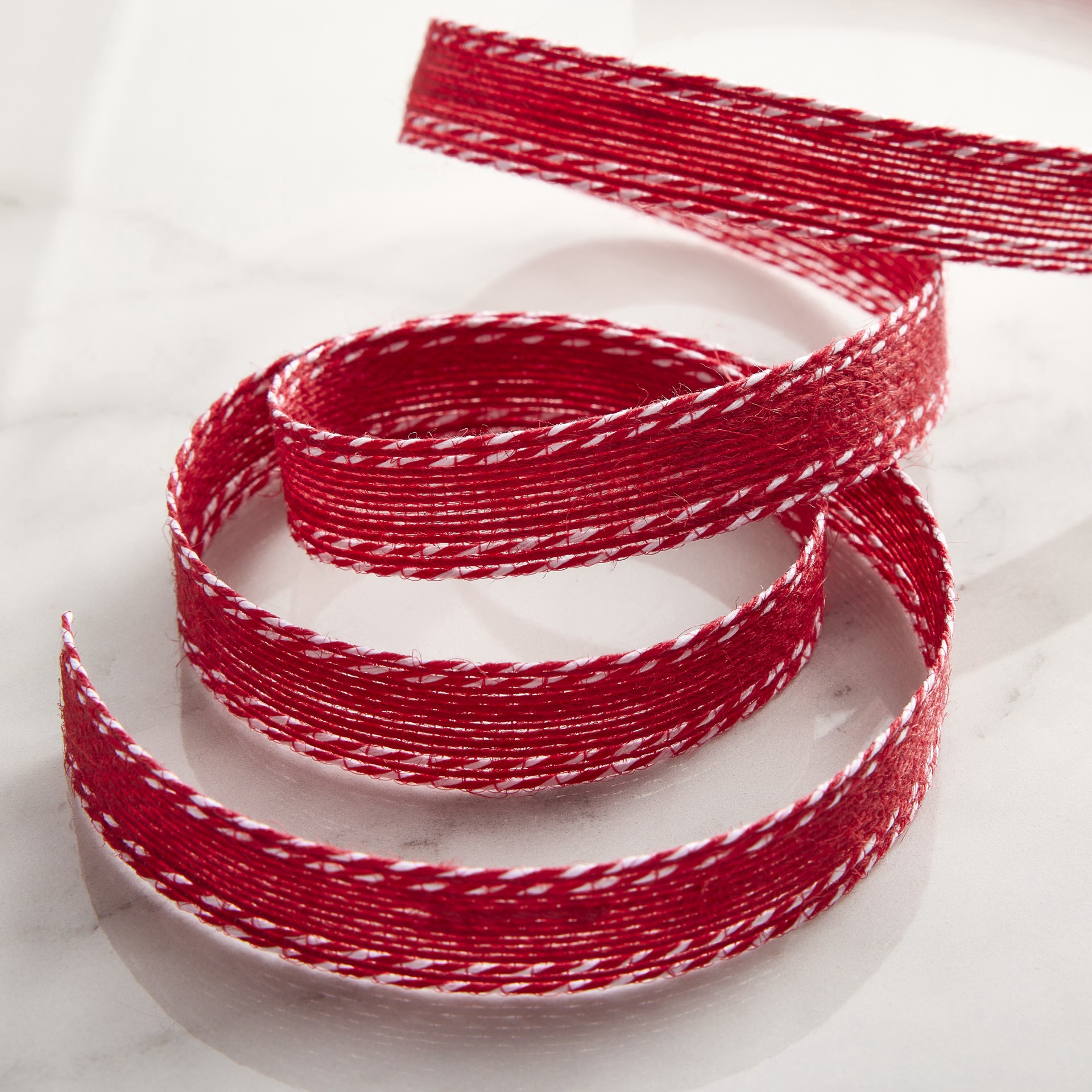 slide 4 of 4, 5/8'' X 4yd. Jute Twist Edge Ribbon By Celebrate It, 5/8 in x 4 yd