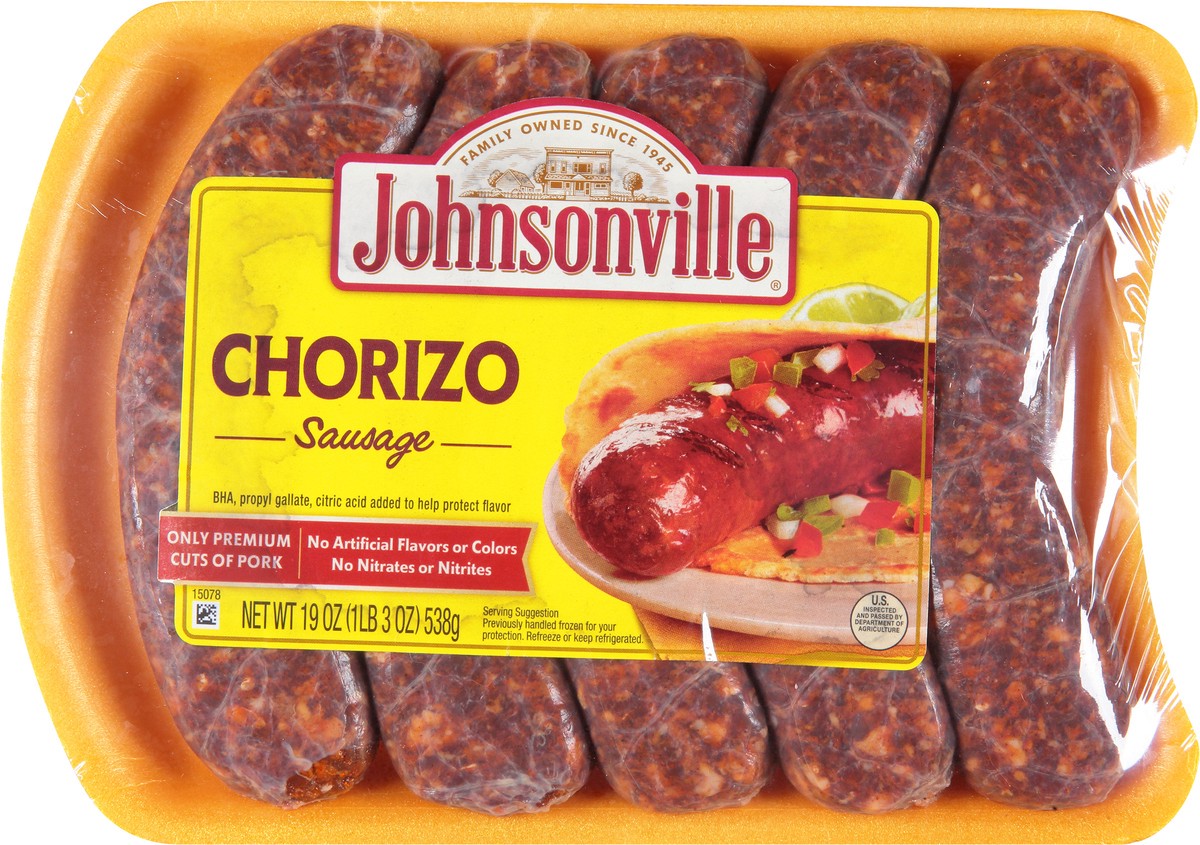 slide 2 of 7, Johnsonville Chorizo, 19 oz