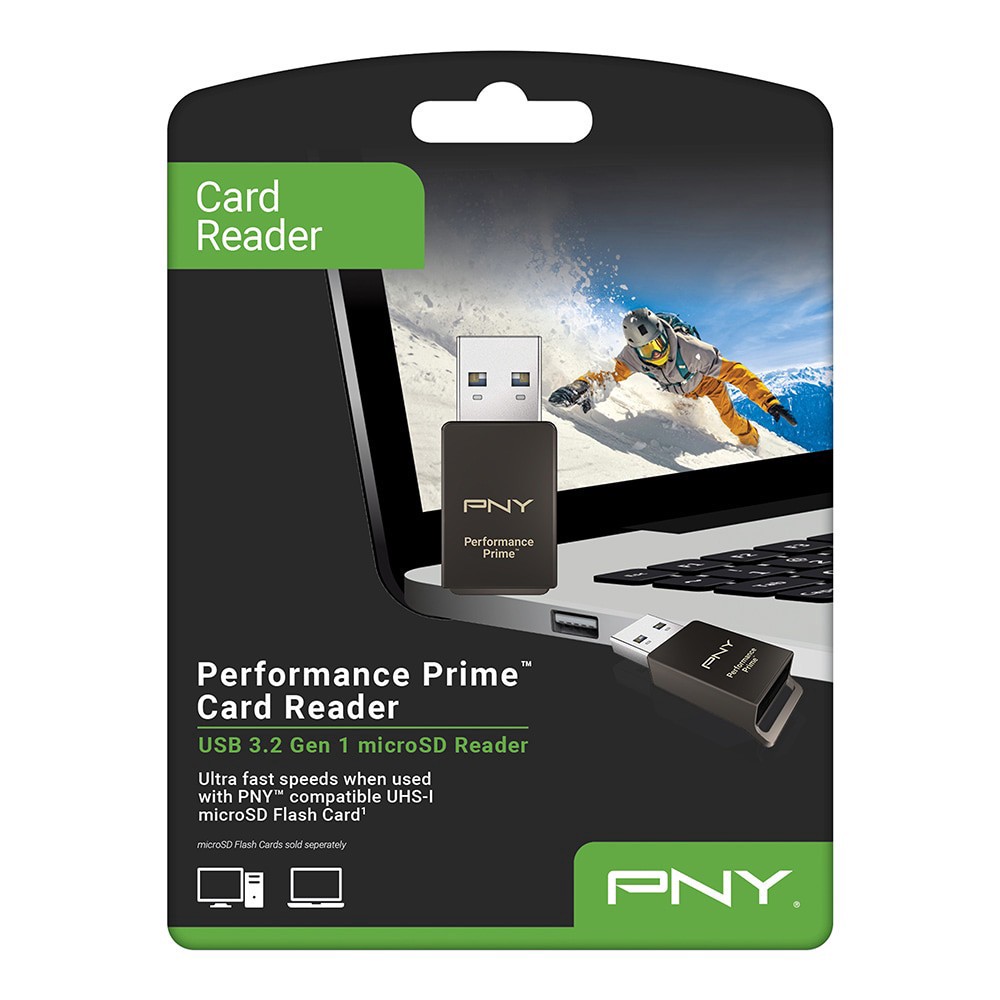 slide 1 of 1, PNY® Performance Prime™ USB 3.2 Gen 1 MicroSD Card Reader, 1 ct