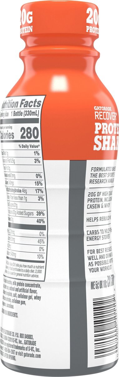 slide 2 of 3, Gatorade Protein Shake, 11.16 oz