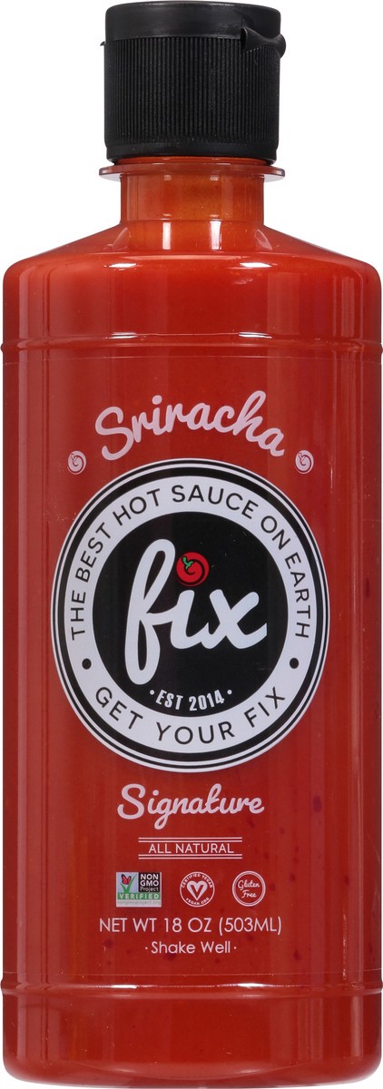 slide 12 of 13, Sriracha Fix Signature Hot Sauce 18 oz, 17 oz