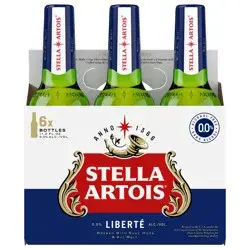 Stella Artois Liberté Non Alcoholic Beer, 6 Pack - 11.2 FL OZ Bottles