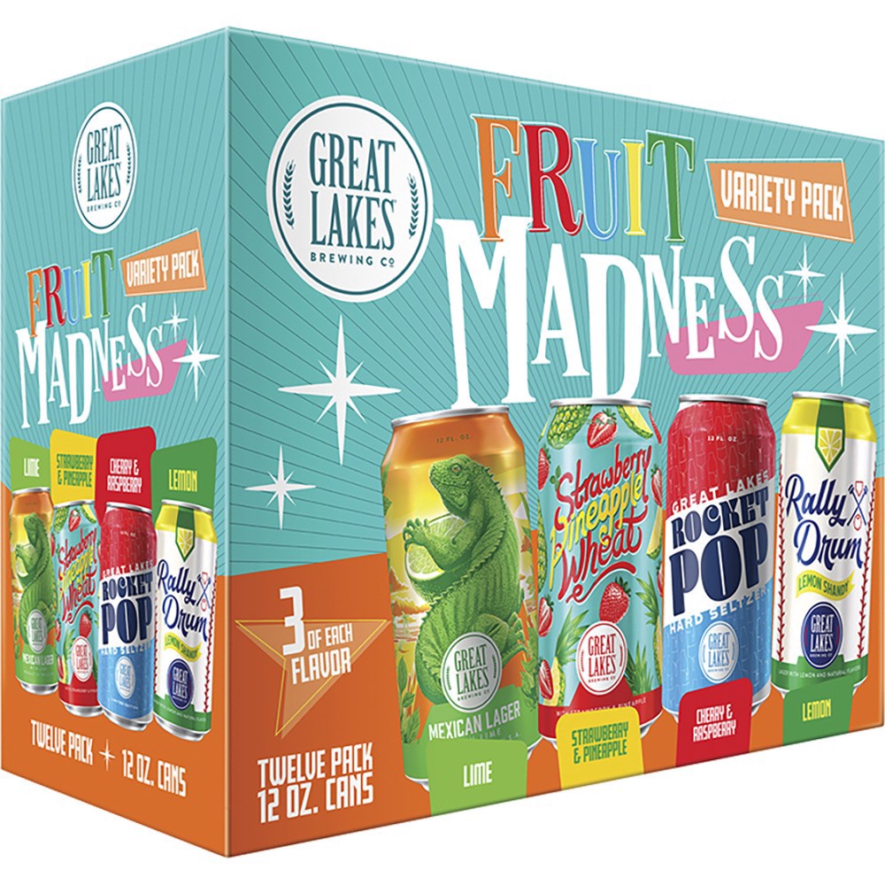 slide 1 of 1, Great Lakes Fruit Madness Variety, 12 ct; 12 oz