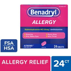 Benadryl Allergy Ultratab Tablets
