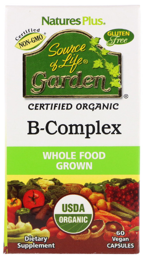 slide 1 of 1, Nature's Plus Source Of Life Garden Vitamin B Complex, 60 ct