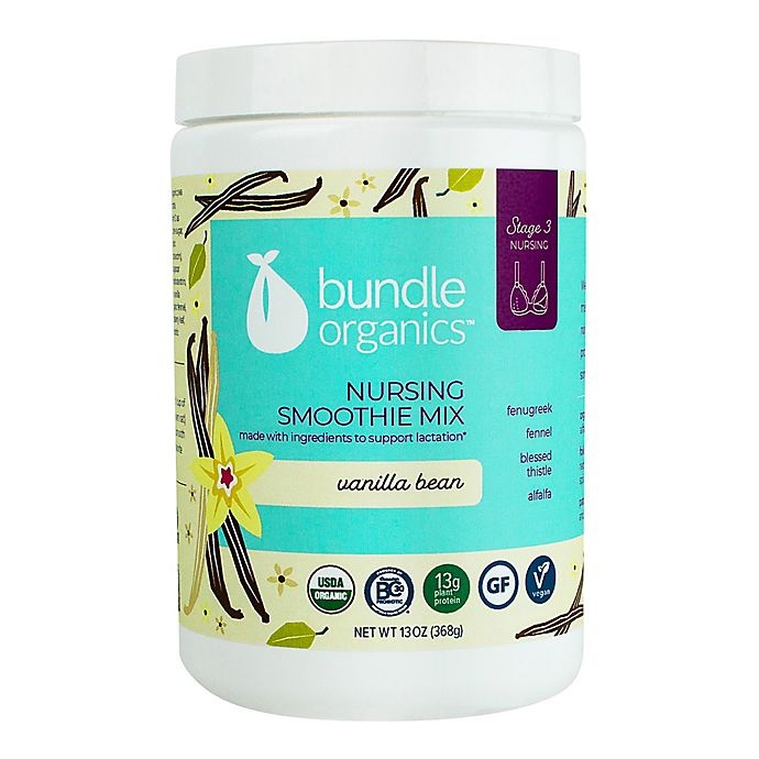 slide 1 of 2, Bundle Organics Vanilla Bean Nursing Smoothie Mix, 13 oz