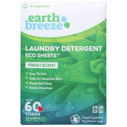 Earth Breeze - Fresh Scent Laundry Sheet (60 Count)