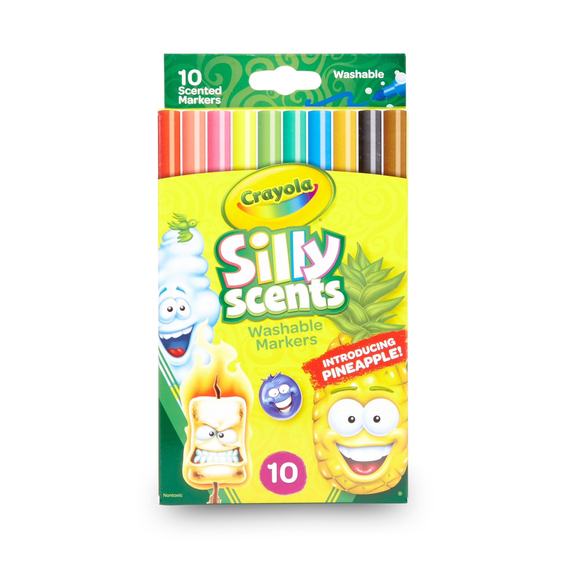 slide 1 of 4, Crayola Silly Scents Markers Fineline 10ct, 10 ct