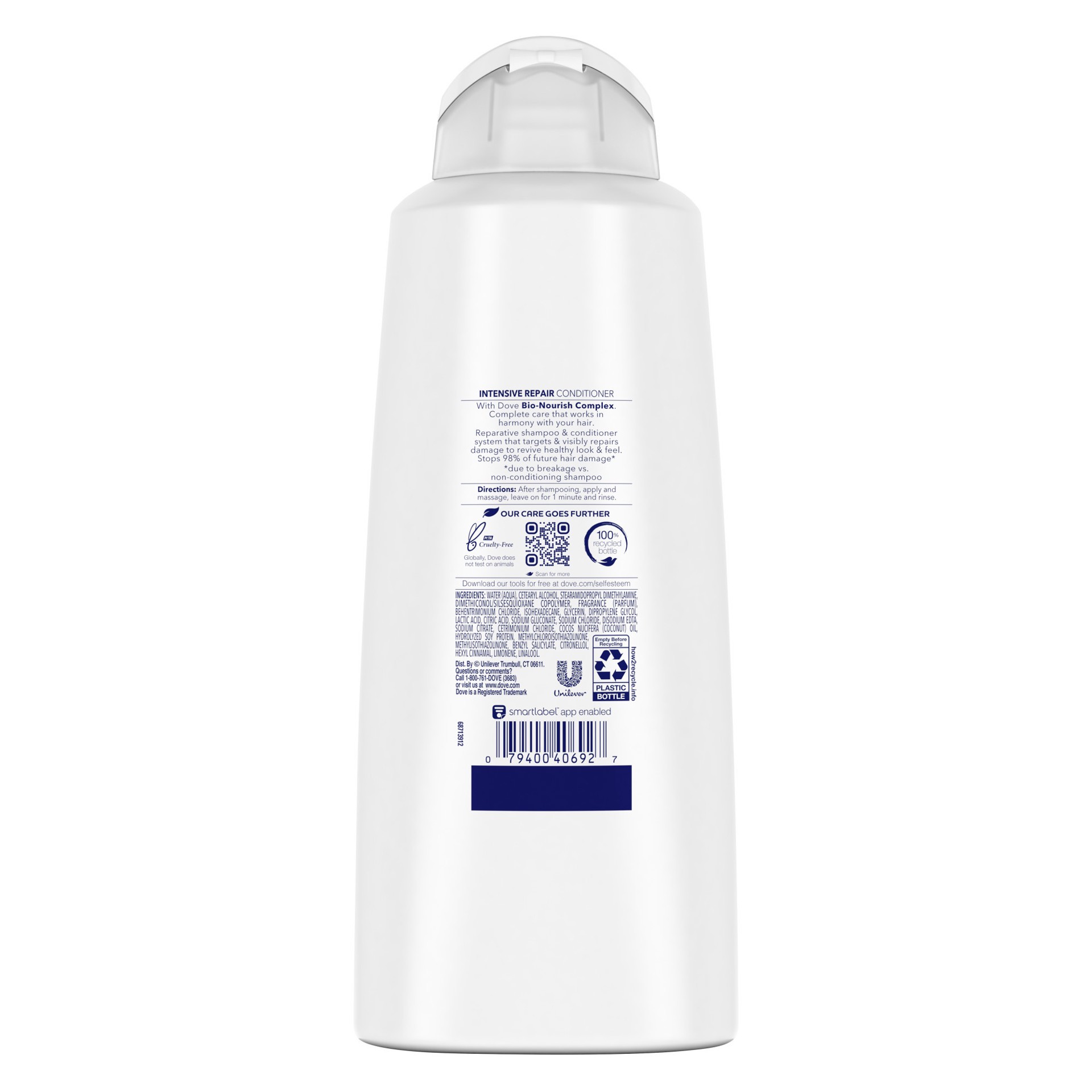 slide 2 of 4, Dove Damage Therapy Conditioner Intensive Repair, 20.4 fl oz, 20.4 fl oz