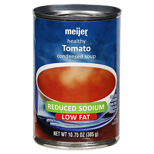 slide 1 of 1, Meijer Low Sodium Tomato Soup, 10.75 oz