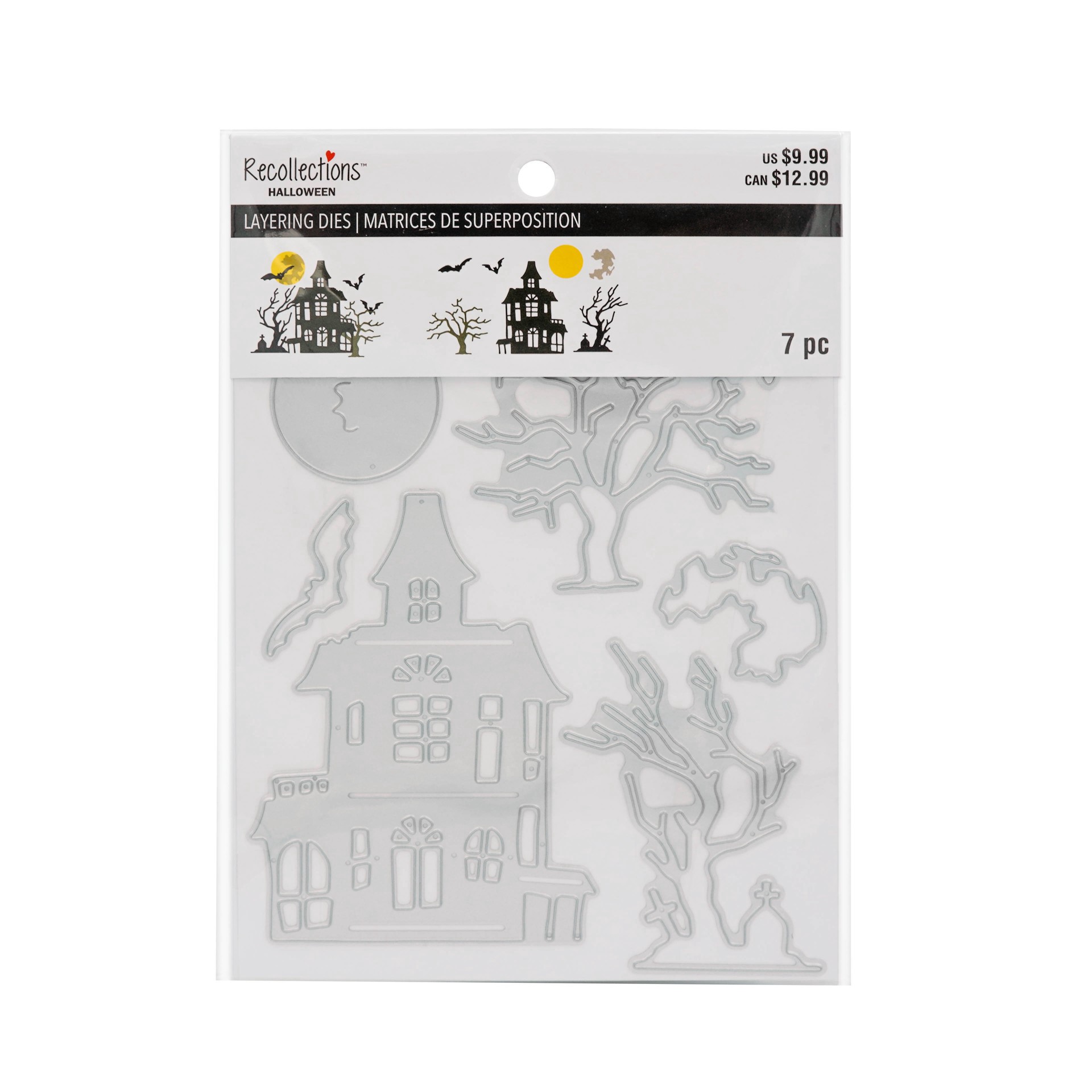 slide 2 of 4, Haunted House Layering Die Set By Recollections, 5 in x 5.77 in