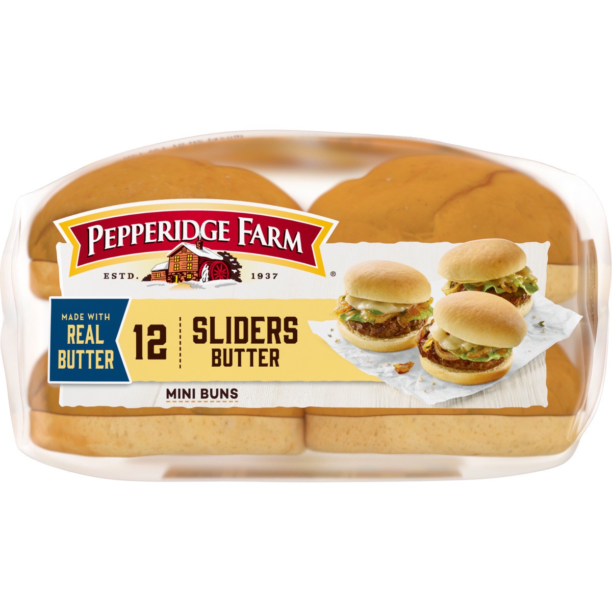 slide 12 of 12, Pepperidge Farm Butter Slider Buns, 12 ct
