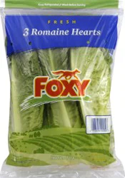 Foxy Fresh Romaine Hearts, 3 ea