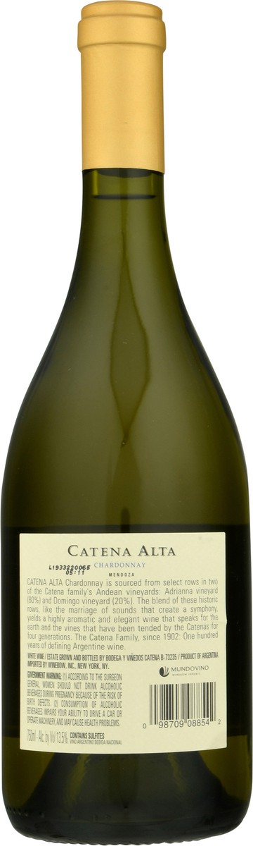 slide 8 of 9, Catena Alta Historic Rows Mendoza Chardonnay 750 ml, 750 ml