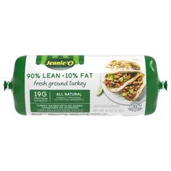 JENNIE-O Ground Turkey 90% Lean / 10% Fat - 3 lb. chub