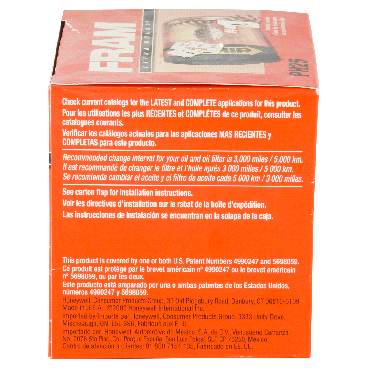 slide 4 of 6, Fram Extra Guard Oil Filter PH25, 1 ct