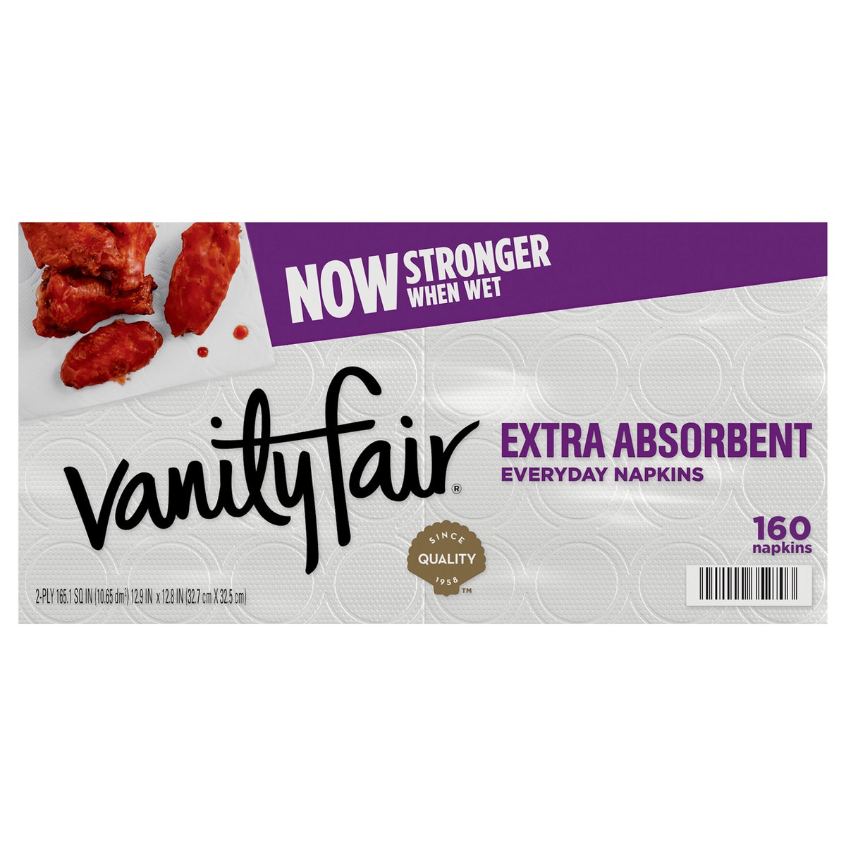 slide 7 of 7, Vanity Fair Extra Absorbent Paper Napkins, 160 Count, 160 ct