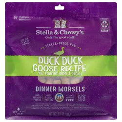 Stella & Chewy's Freeze-Dried Raw Dinner Morsels Duck Duck Goose Recipe Nutrition for Cats - 3.5 oz