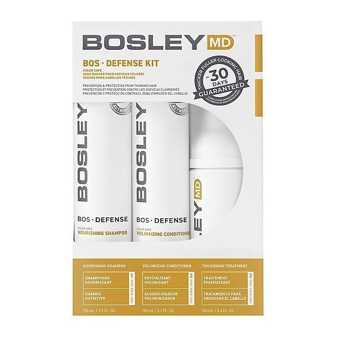 slide 1 of 1, Bosley Bosdefense Color Safe 30 Day Starter Kit, 1 ct
