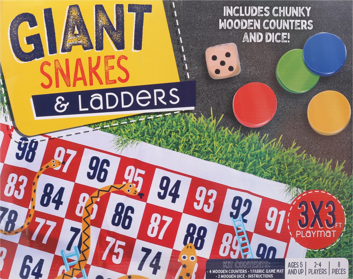 slide 3 of 9, Anker Play Snakes & Ladders, Giant, 1 ct