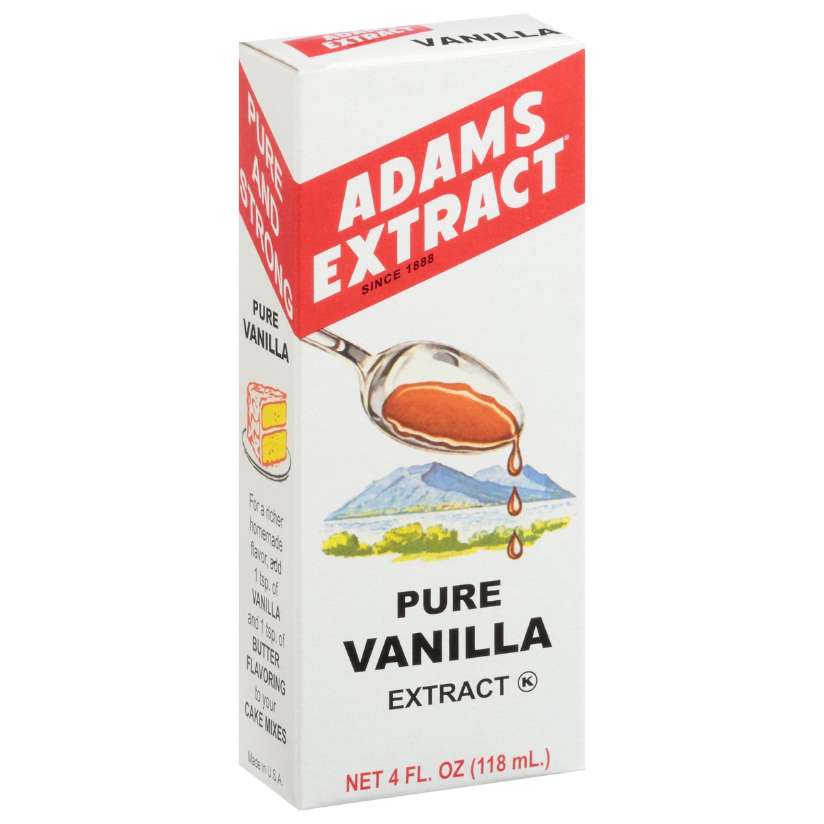 slide 7 of 13, Adams Extract Adams Pure Vanilla, 4 fl oz