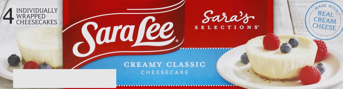 slide 4 of 12, Sara Lee Sara's Selections Creamy Classic Cheesecake 4 ea, 4 ct