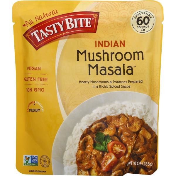 slide 1 of 1, Tasty Bite Mushroom Masala, 10 oz