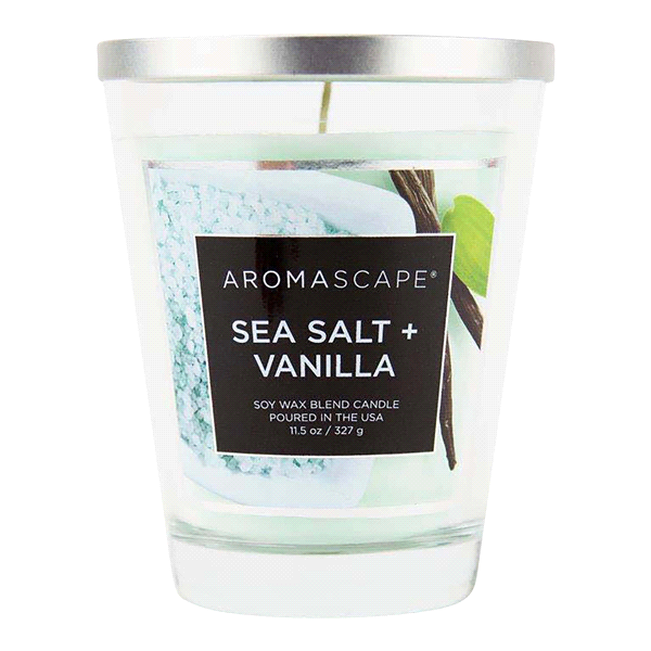 slide 1 of 1, Chesapeake Bay Candle Aromascape Jar Candle Sea Salt + Vanilla, 11.5 oz