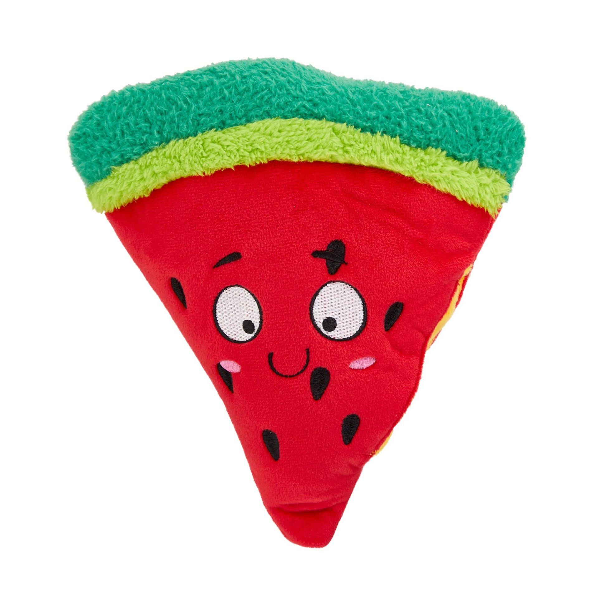 slide 1 of 1, OMG! SURPRISE Slice Slice Baby Pizza Reversible Dog Toy - Plush, Squeaker, 1 ct