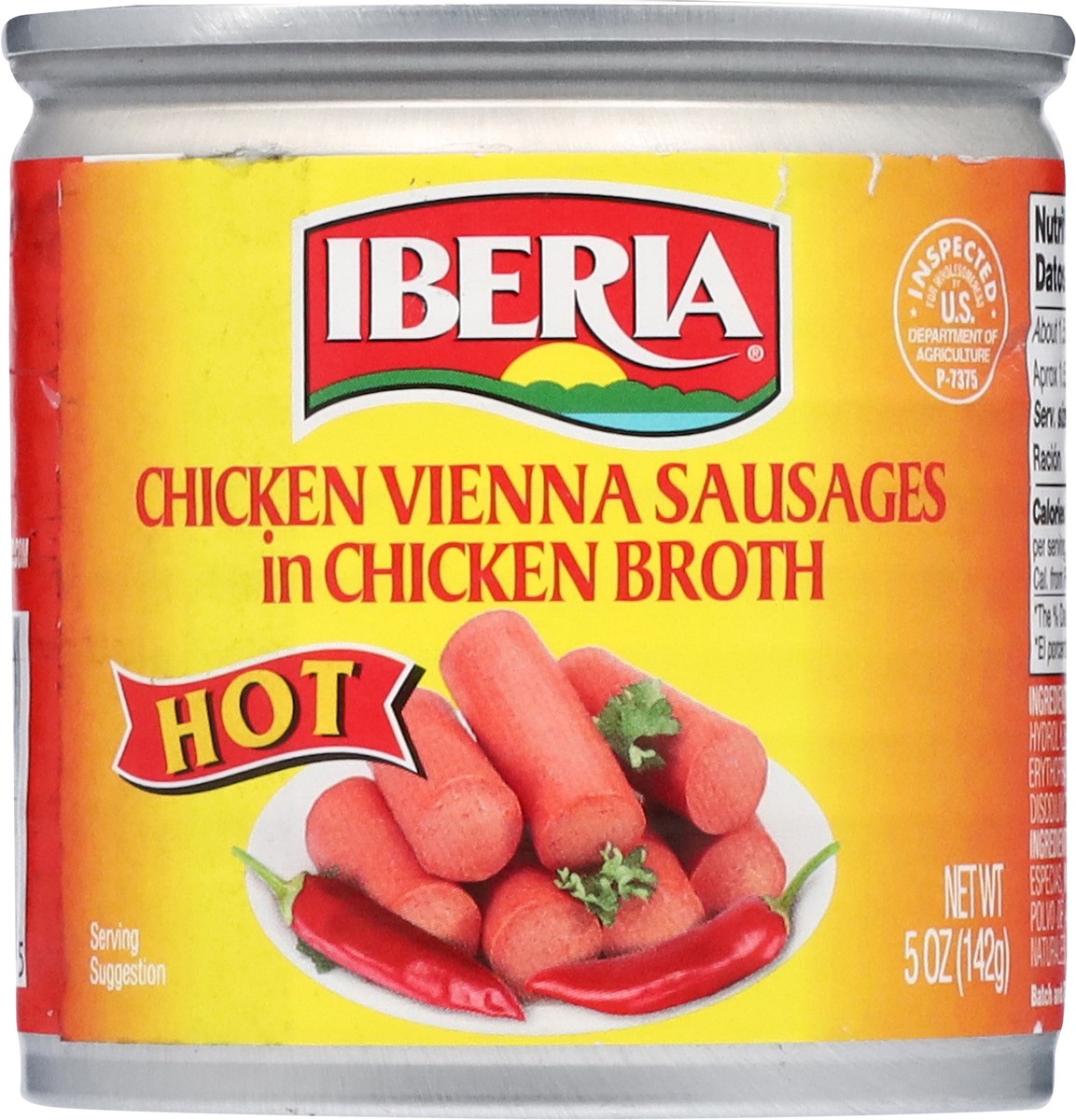 slide 9 of 13, Iberia Hot Chicken Vienna Sausages in Chicken Broth 5 oz, 5 oz