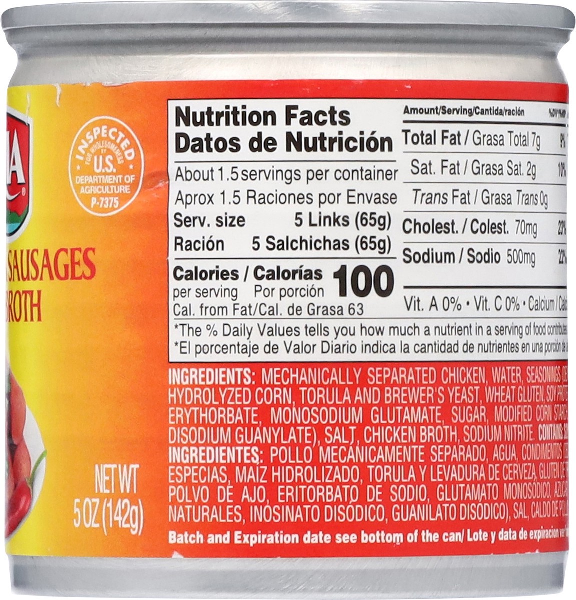 slide 11 of 13, Iberia Hot Chicken Vienna Sausages in Chicken Broth 5 oz, 5 oz