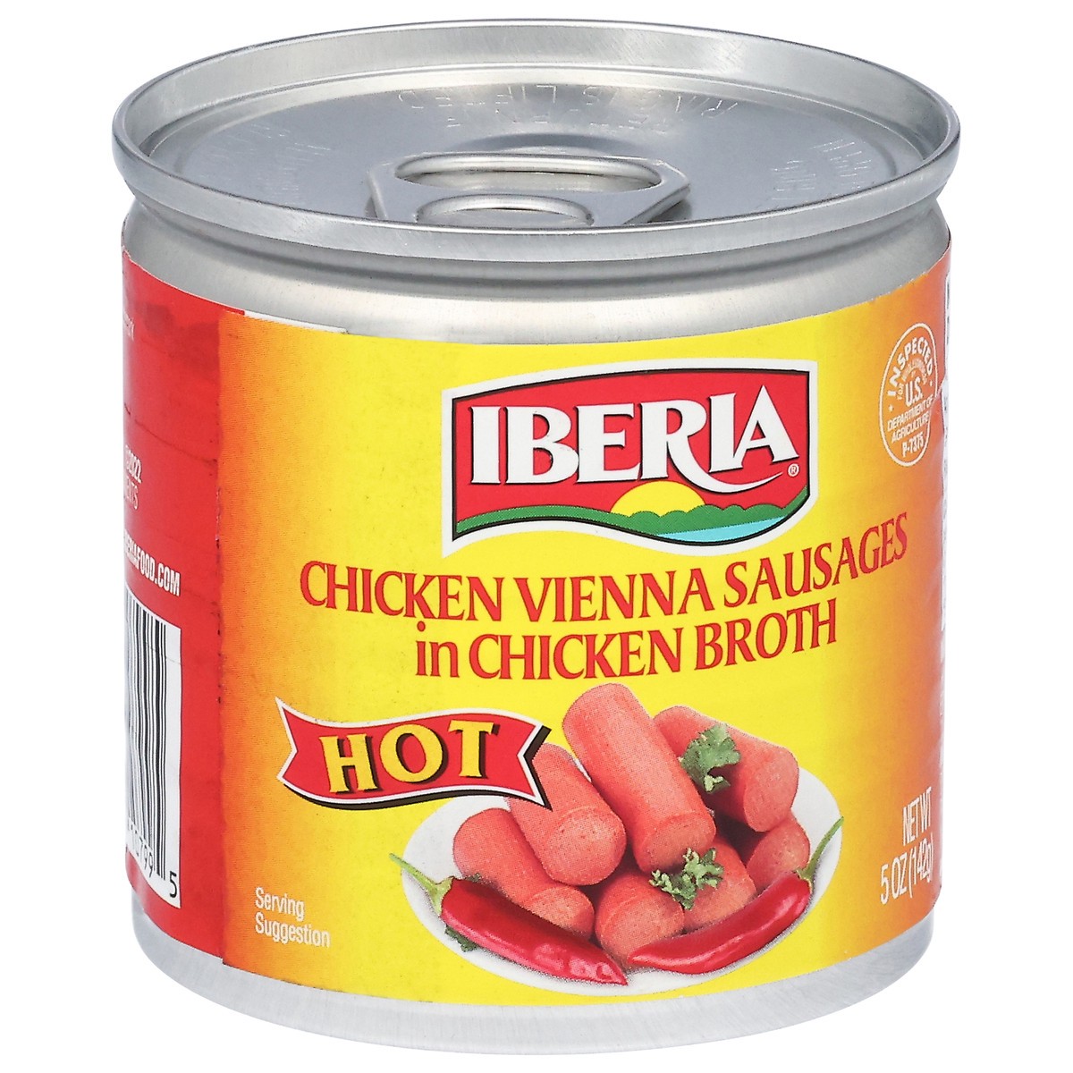 slide 10 of 13, Iberia Hot Chicken Vienna Sausages in Chicken Broth 5 oz, 5 oz