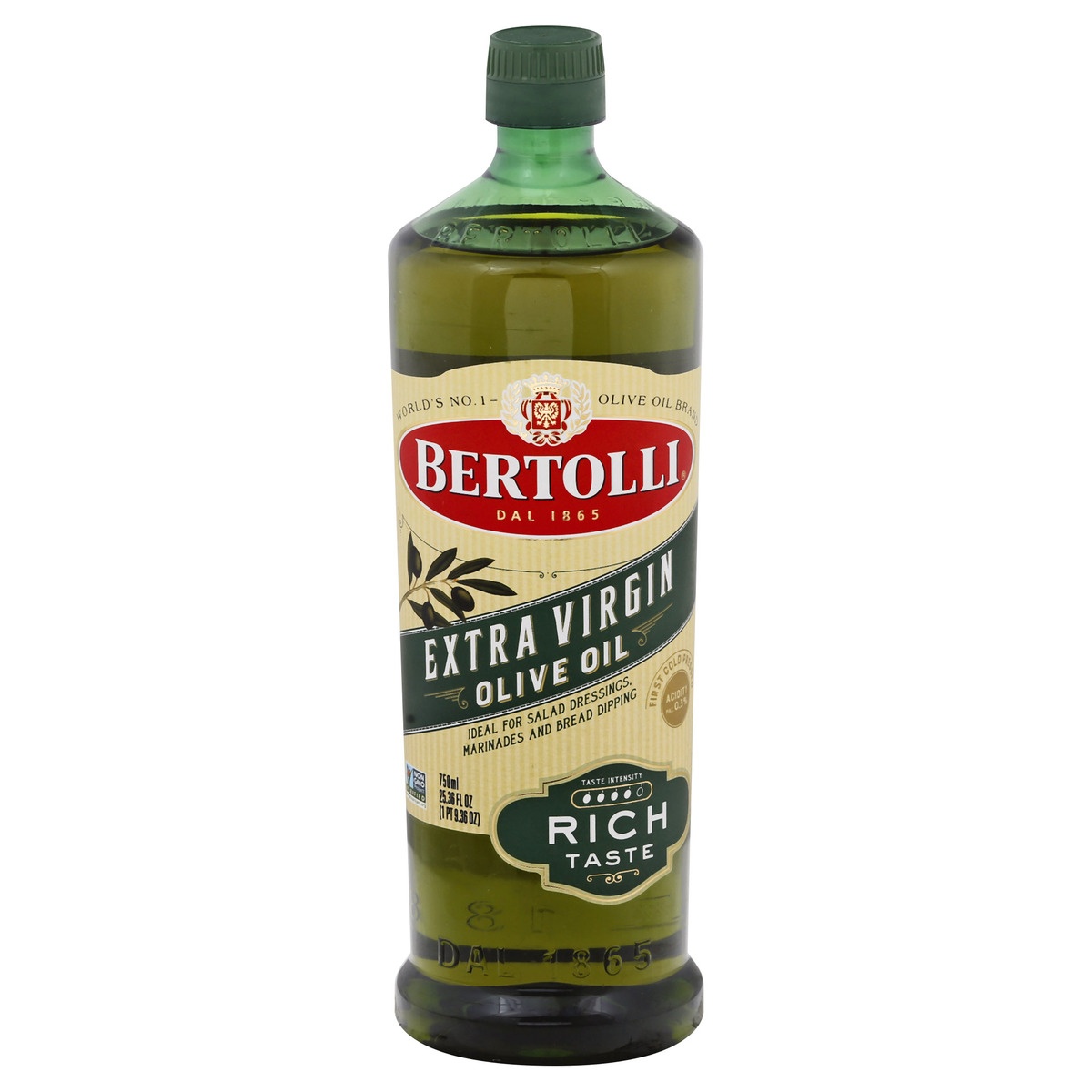 slide 1 of 4, Bertolli Extra Virgin Olive Oil Rich Taste - 25.36 fl oz, 25.36 fl oz