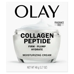 Olay Collagen Peptide Moisturizing Cream, Fragrance-Free, 5.0 FL OZ