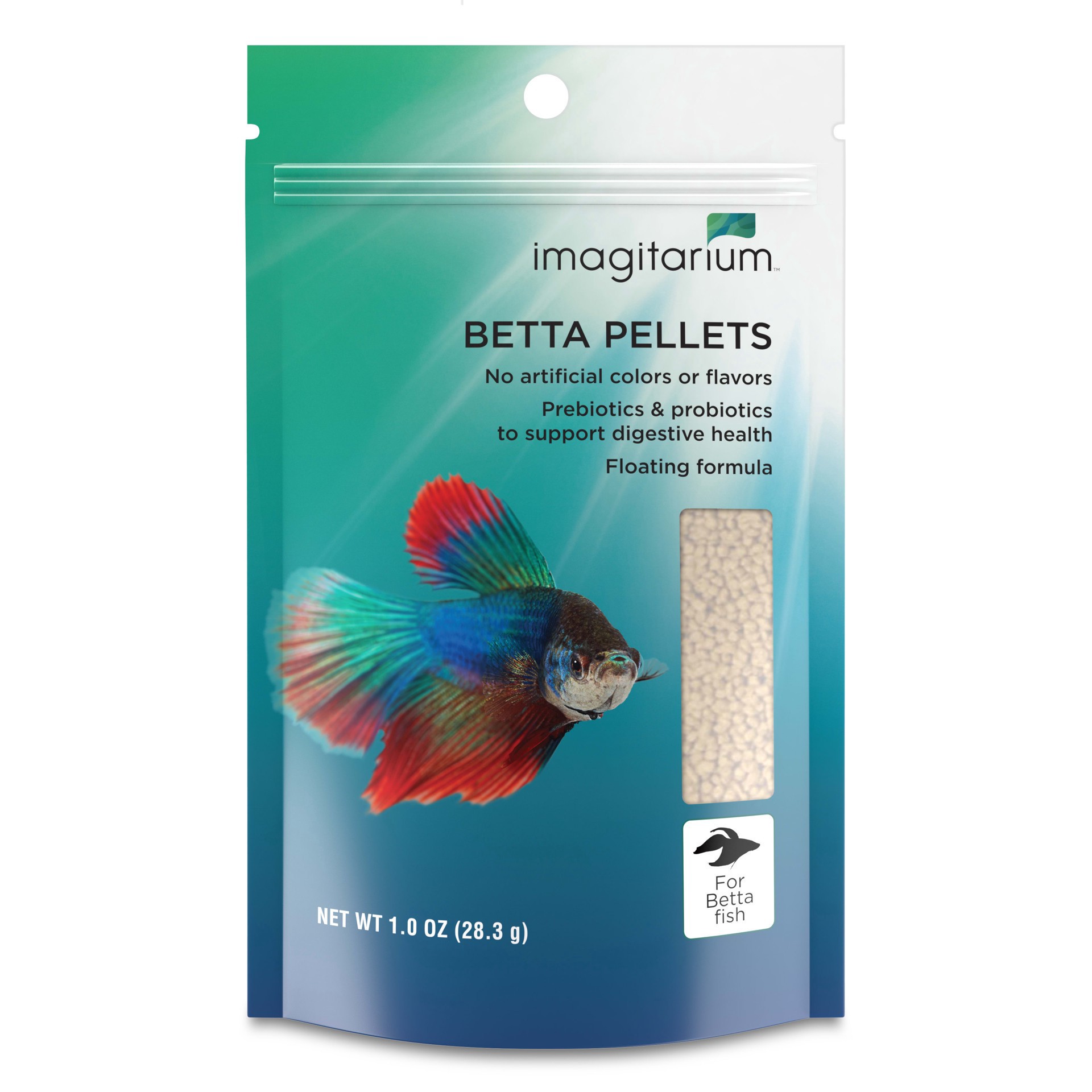 slide 1 of 1, Imagitarium Betta Pellets, 1 oz., 1 ct