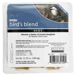 Meijer Bird's Blend Wild Bird Suet, 10.75 Oz