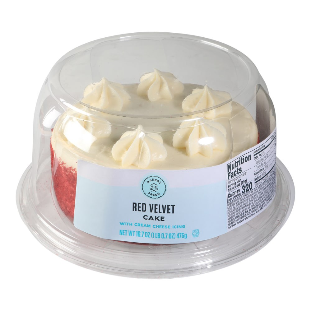 slide 1 of 2, Bakery Fresh Goodness Red Velvet Cake, 6 in / 16.7 oz