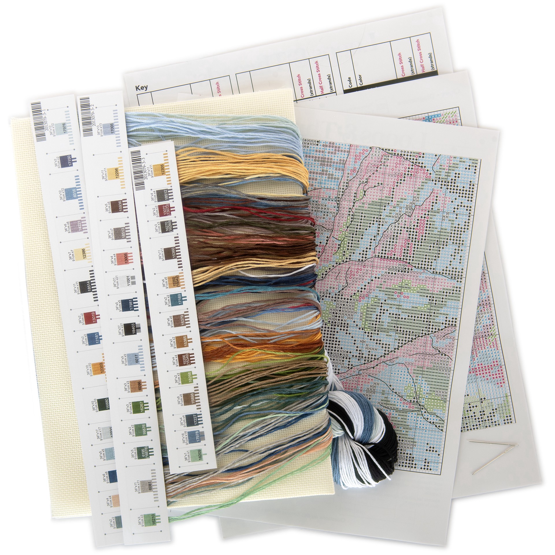 slide 2 of 3, Lighthouse Counted Cross Stitch Kit By Loops & Threads, 11 in x 17 in