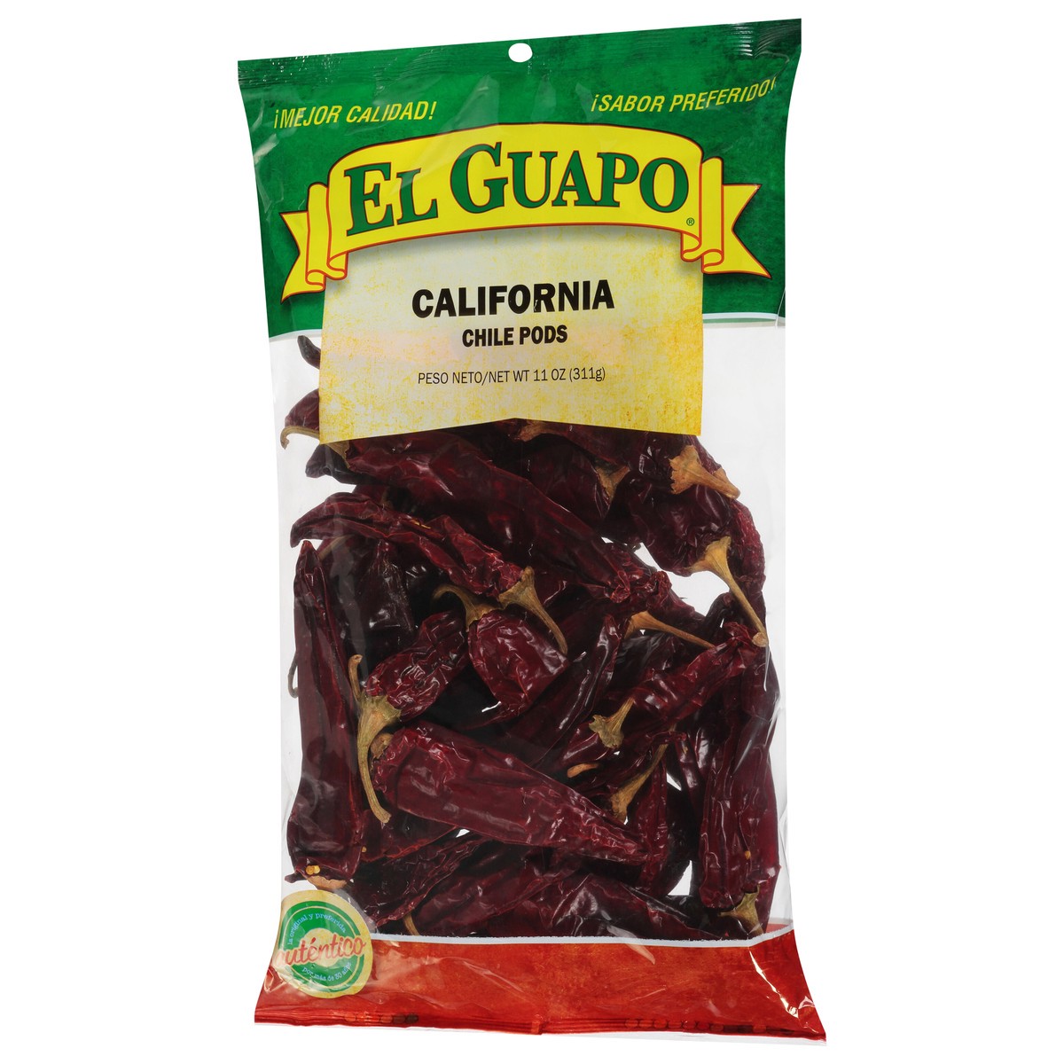 slide 3 of 9, El Guapo California Chile Pods, 11 oz