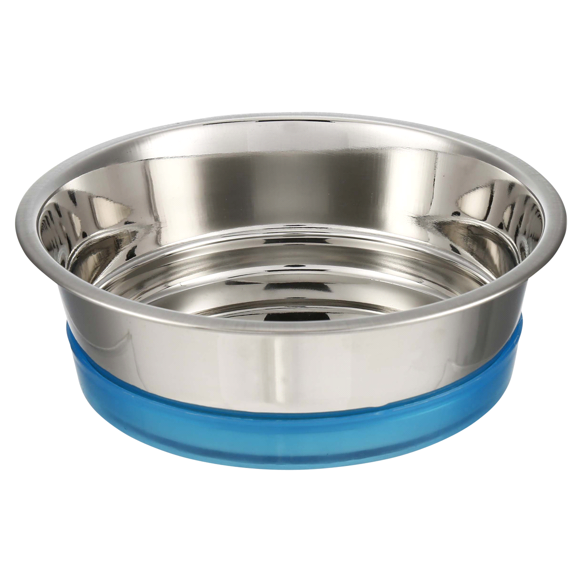 slide 1 of 5, Meijer Stainless Steel Pet Bowl with Non-Slip Ring, 1 qt