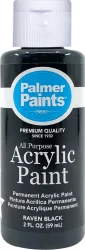 Palmer Paints Raven Black Acrylic Paint