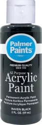 Palmer Paints Raven Black Acrylic Paint