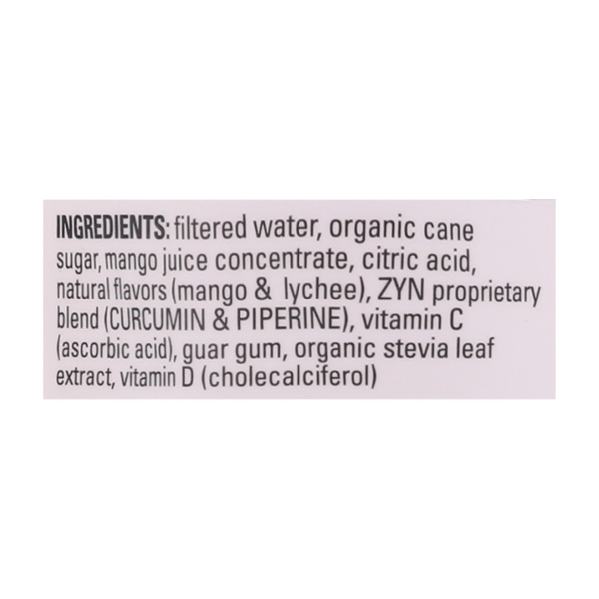 slide 3 of 11, ZYN Immunity & Recovery Mango Lychee Flavor Infused Beverage 16 fl oz, 16 fl oz